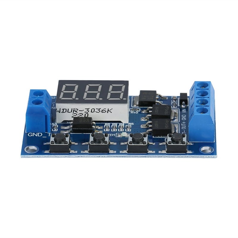 Focket DC 5V-36V Time Delay Relay Module, Timer Relay, Delay Switching Relay Module,Timer Switch with LED Display - Image 3